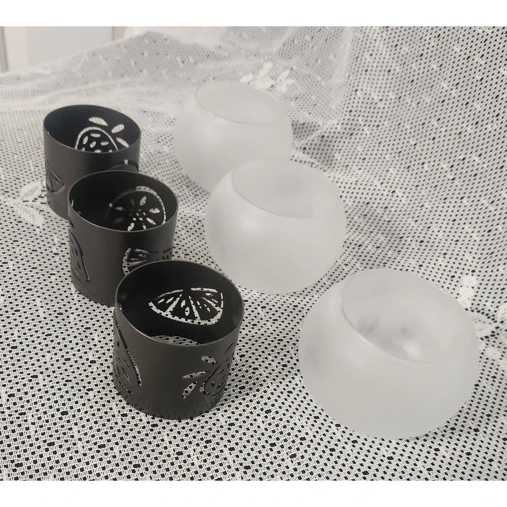 Partylite Shawdow Lights Lantern Retired NIB P8507